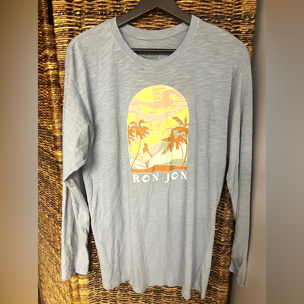 Ron Jon Surf Shop, long sleeve, Semi sheer shirt- Size: Large, Womens